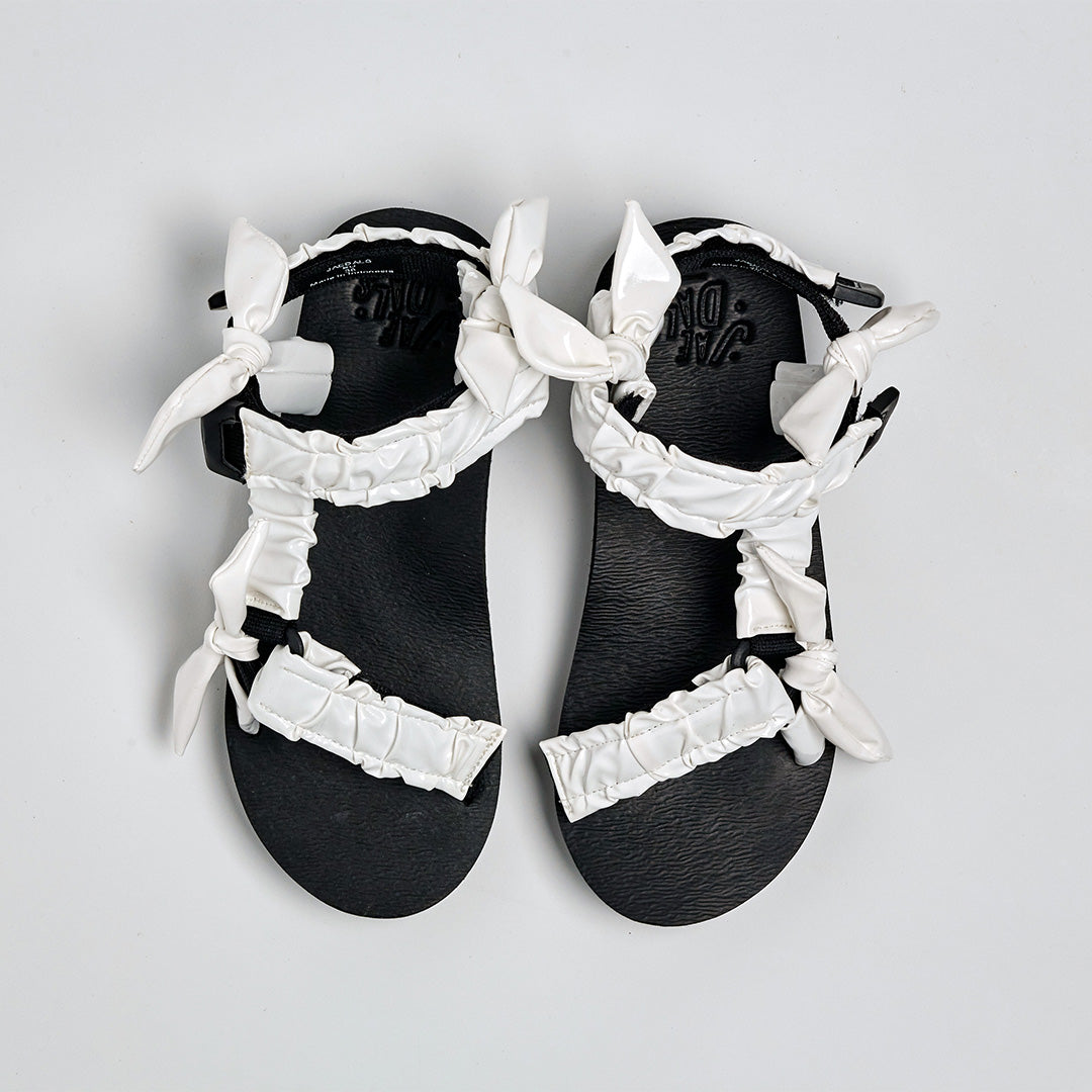 Patent Sandals, White, Travel Sandals