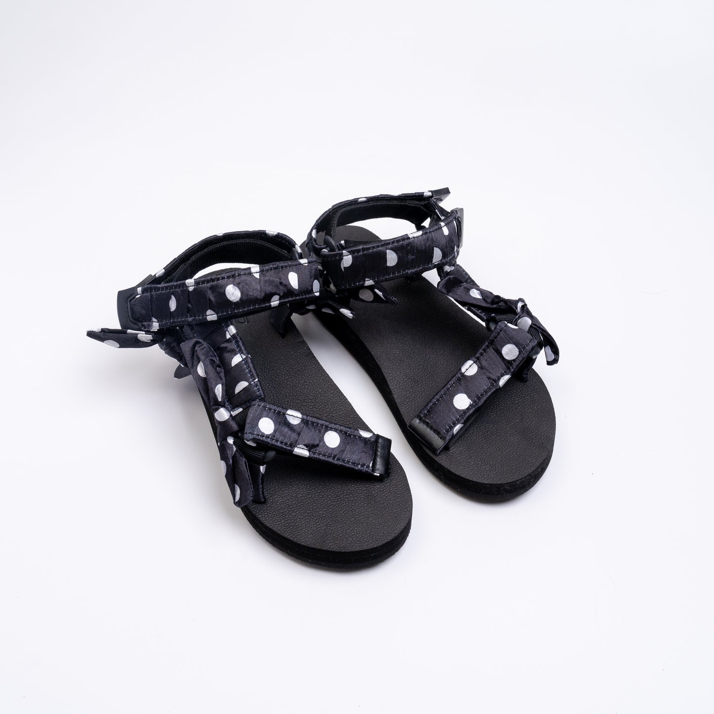 White Polka Dot On Black