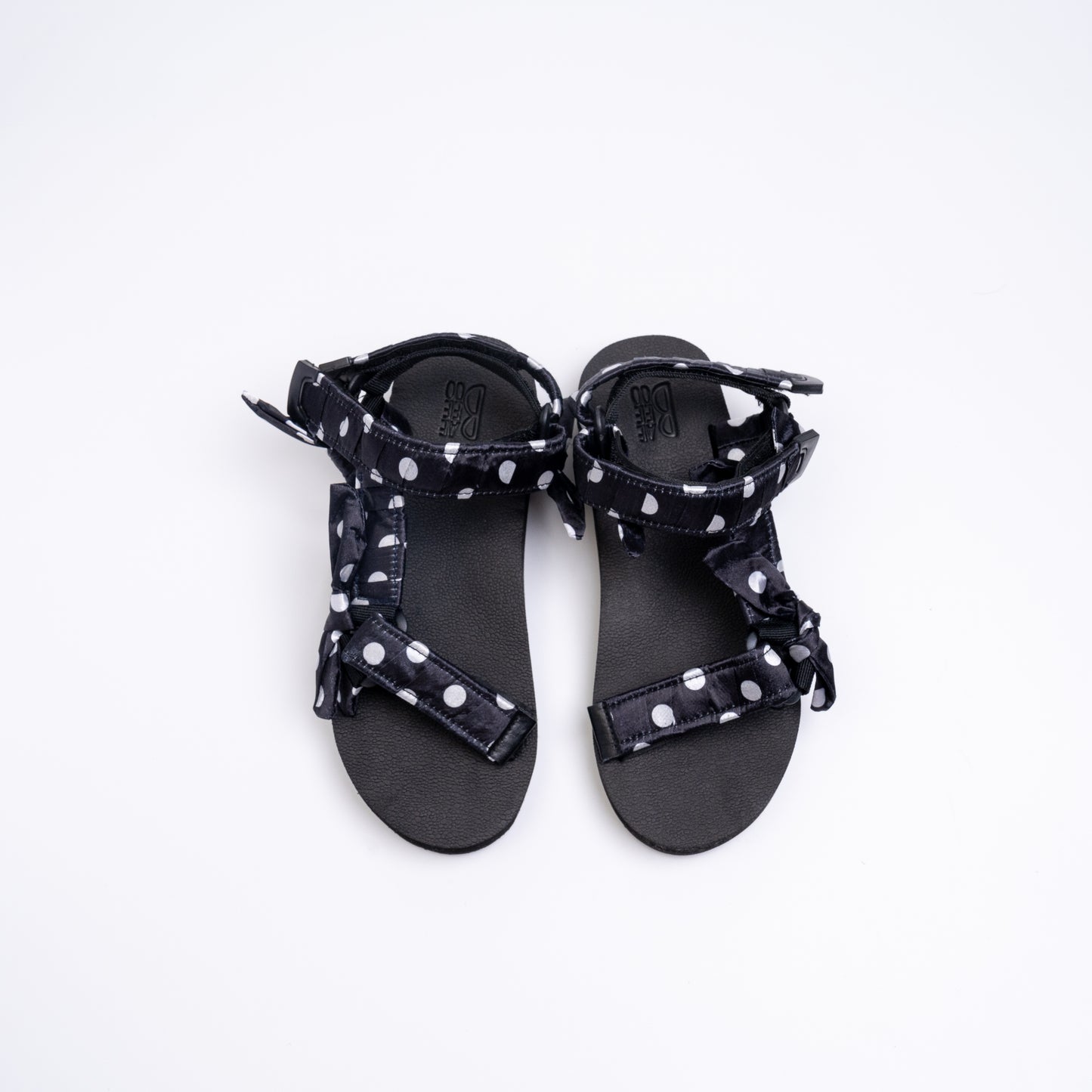 White Polka Dot On Black