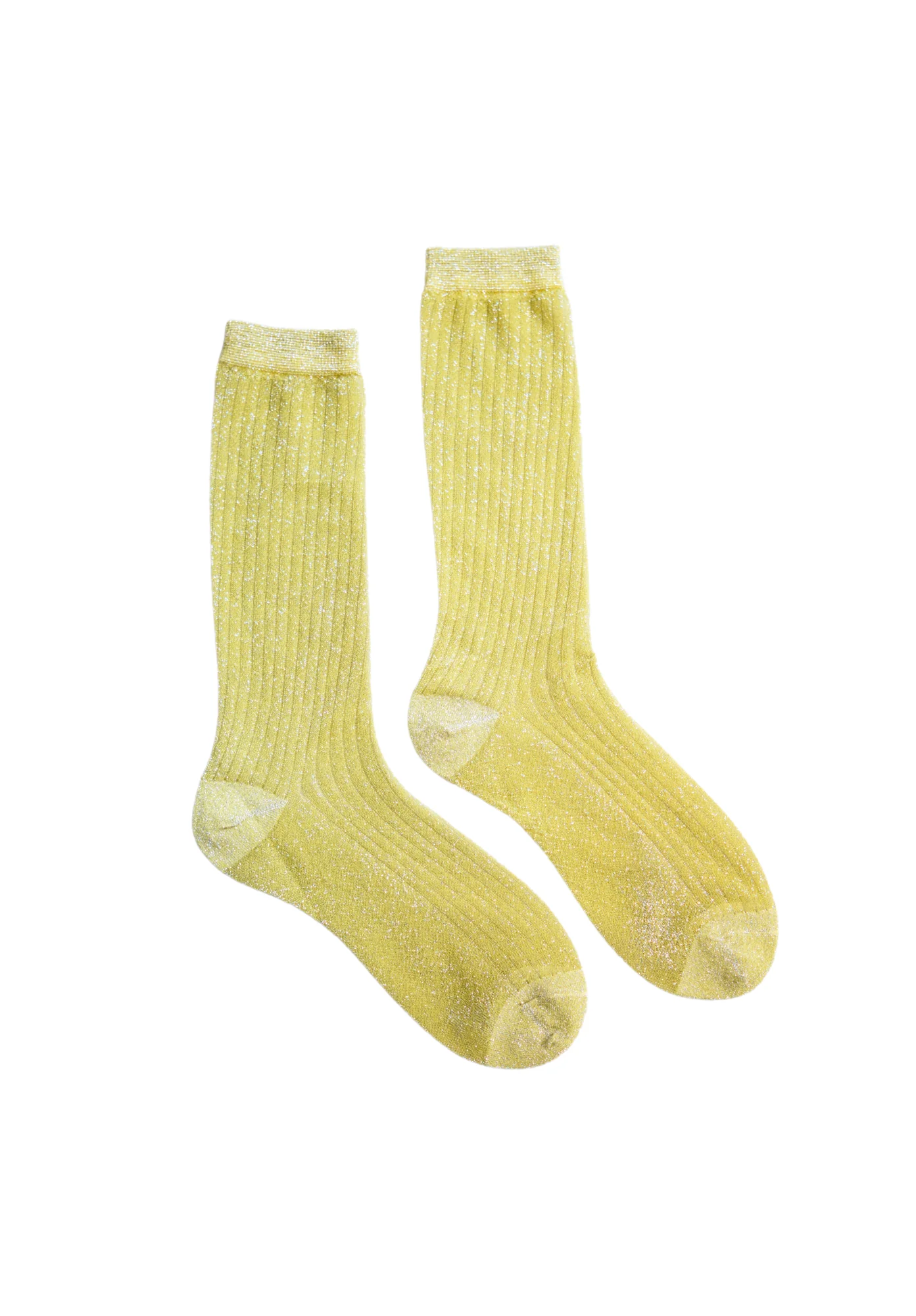 Sparkly Bestie Sheer Green Socks