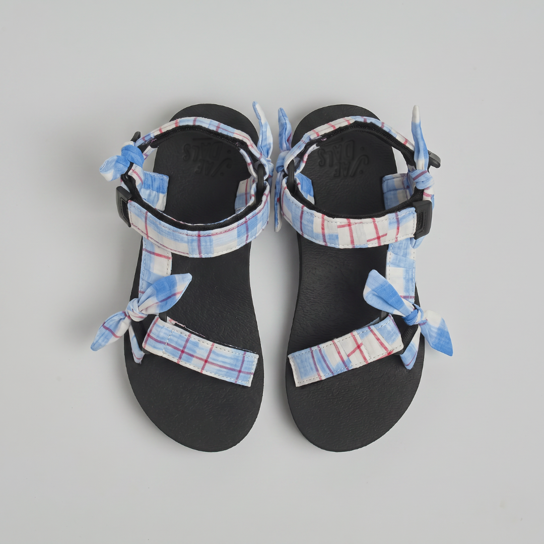 Blue White Checks JaeDals 2.0