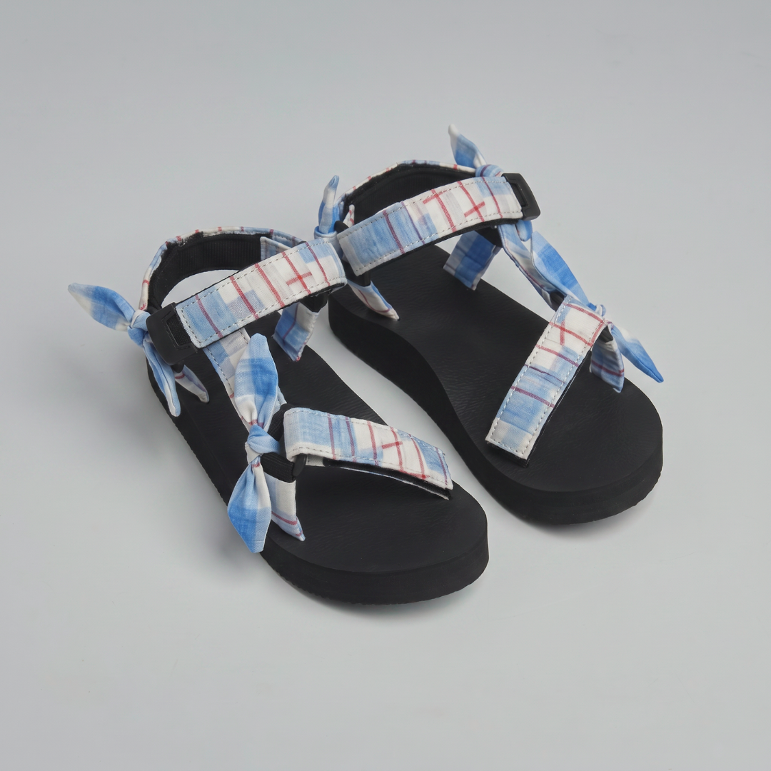Blue White Checks JaeDals 2.0