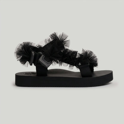 (Pre-order) Black Tulle Frills JaeDals 2.0