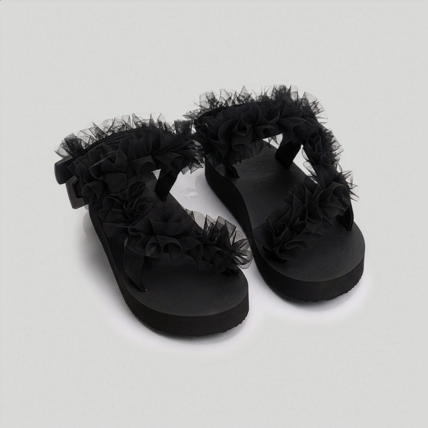 (Pre-order) Black Tulle Frills JaeDals 2.0