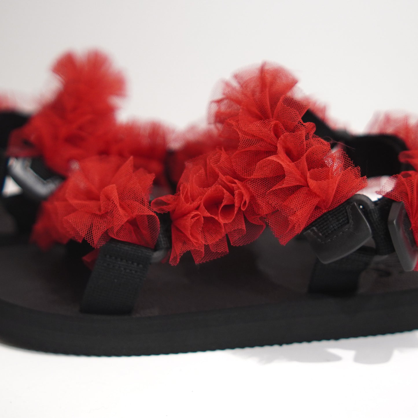 Red Tulle Frills JaeDals 2.0