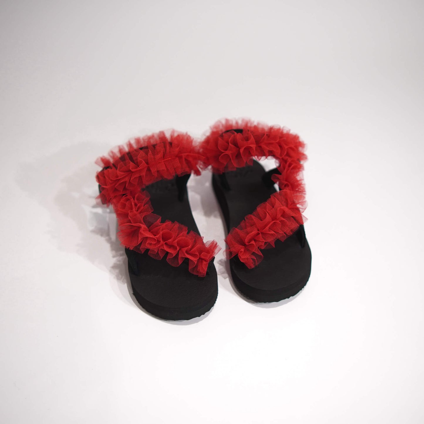 Red Tulle Frills JaeDals 2.0