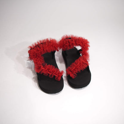 Red Tulle Frills JaeDals 2.0