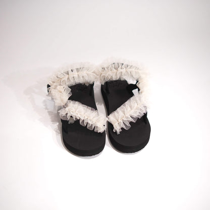 Cream Tulle Frills JaeDals 2.0