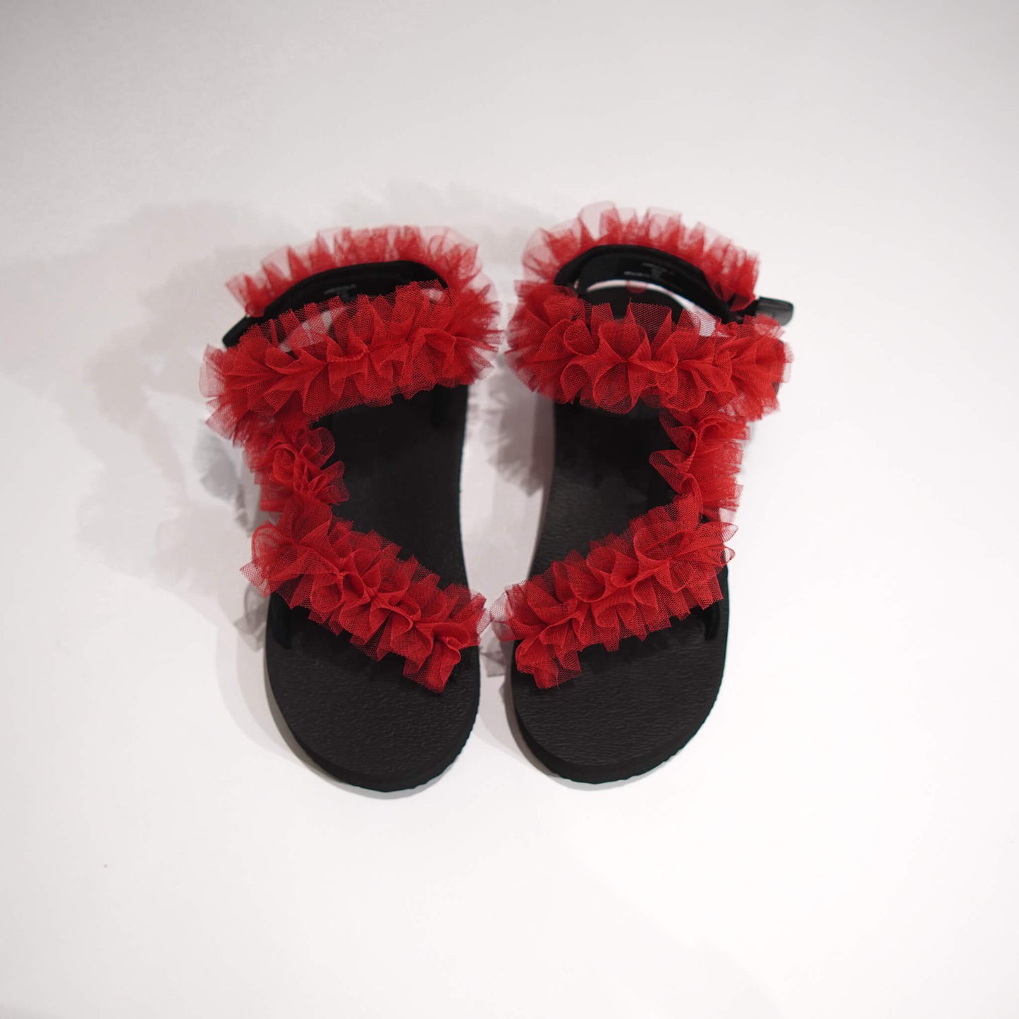 Red Tulle Frills JaeDals 2.0