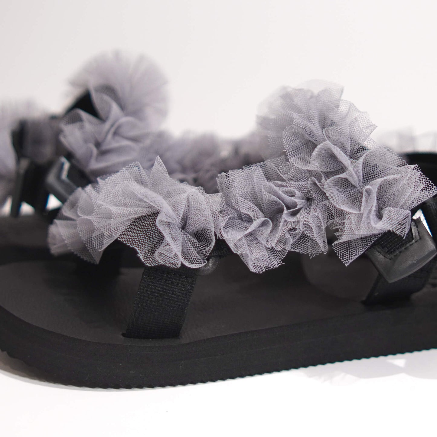 Grey Tulle Frills JaeDals 2.0