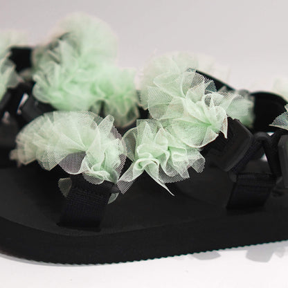 Mint Green Tulle Frills JaeDals 2.0
