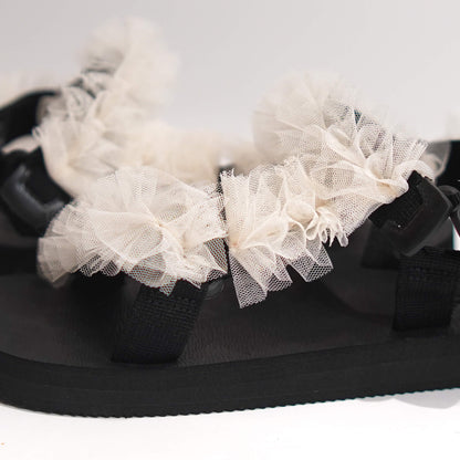 Cream Tulle Frills JaeDals 2.0