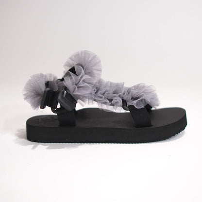 Grey Tulle Frills JaeDals 2.0