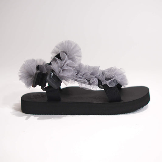 Grey Tulle Frills JaeDals 2.0