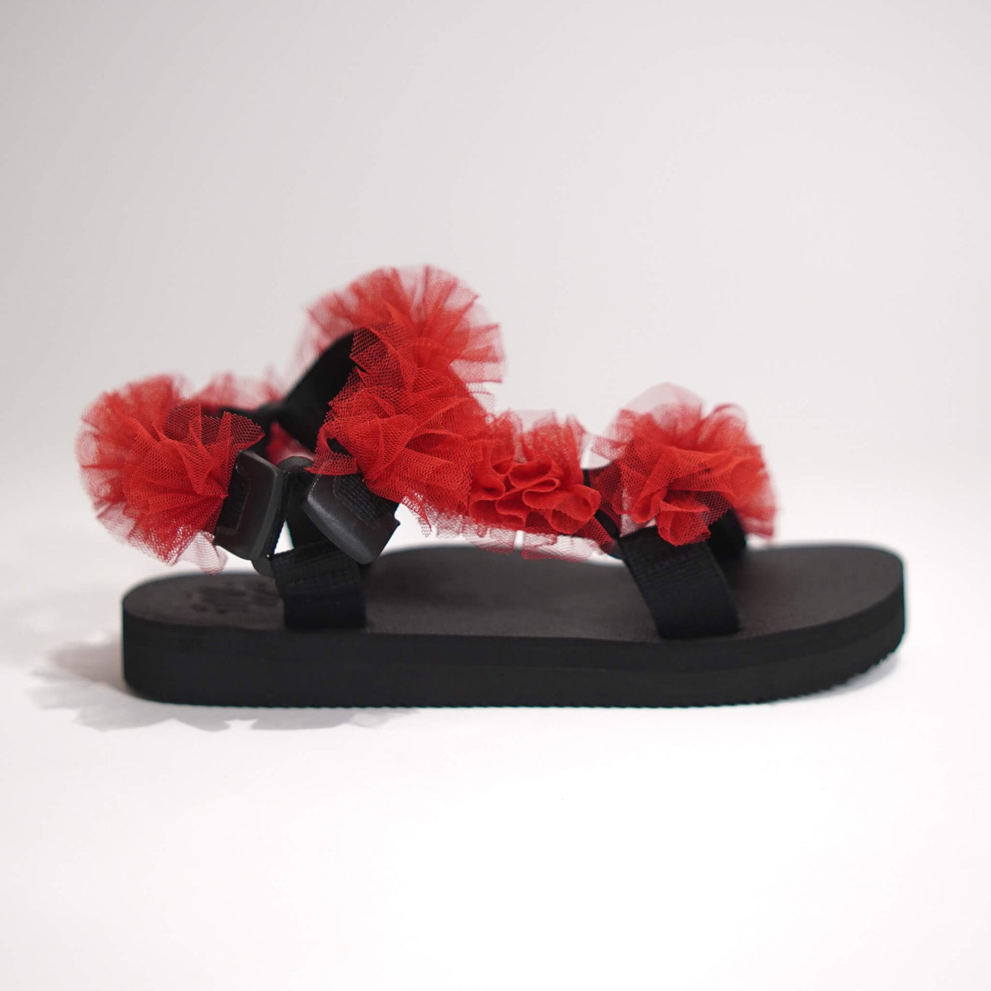 Red Tulle Frills JaeDals 2.0