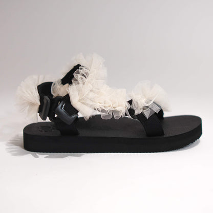 Cream Tulle Frills JaeDals 2.0