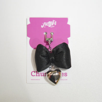 JaeDals Satin Bow Heart Chummies