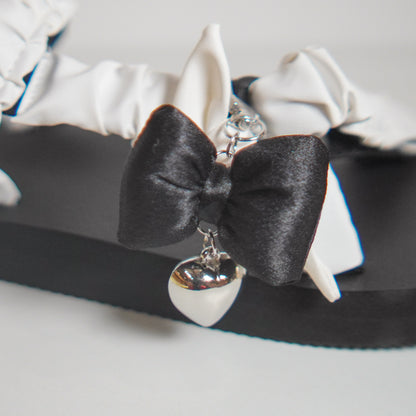 JaeDals Satin Bow Heart Chummies