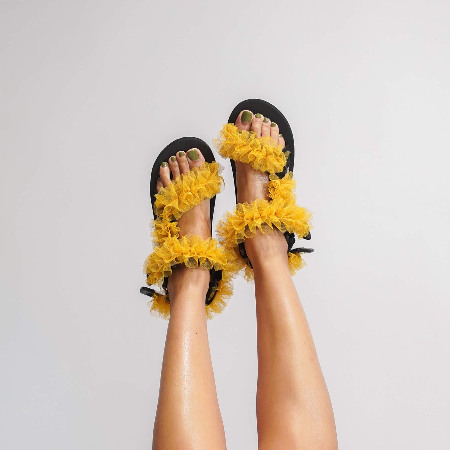 Yellow Tulle Frills JaeDals 2.0