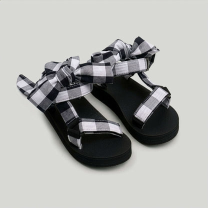 (Pre-Order) Gingham Tie JaeDals 2.0
