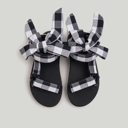 (Pre-Order) Gingham Tie JaeDals 2.0