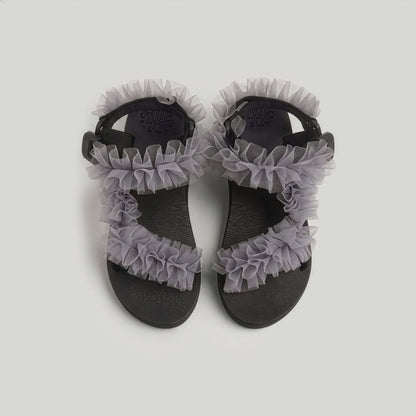 Grey Tulle Frills JaeDals 2.0