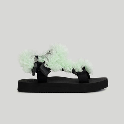 Mint Green Tulle Frills JaeDals 2.0