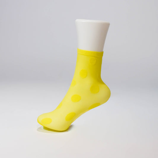 Yellow Polka Dot Bestie Socks