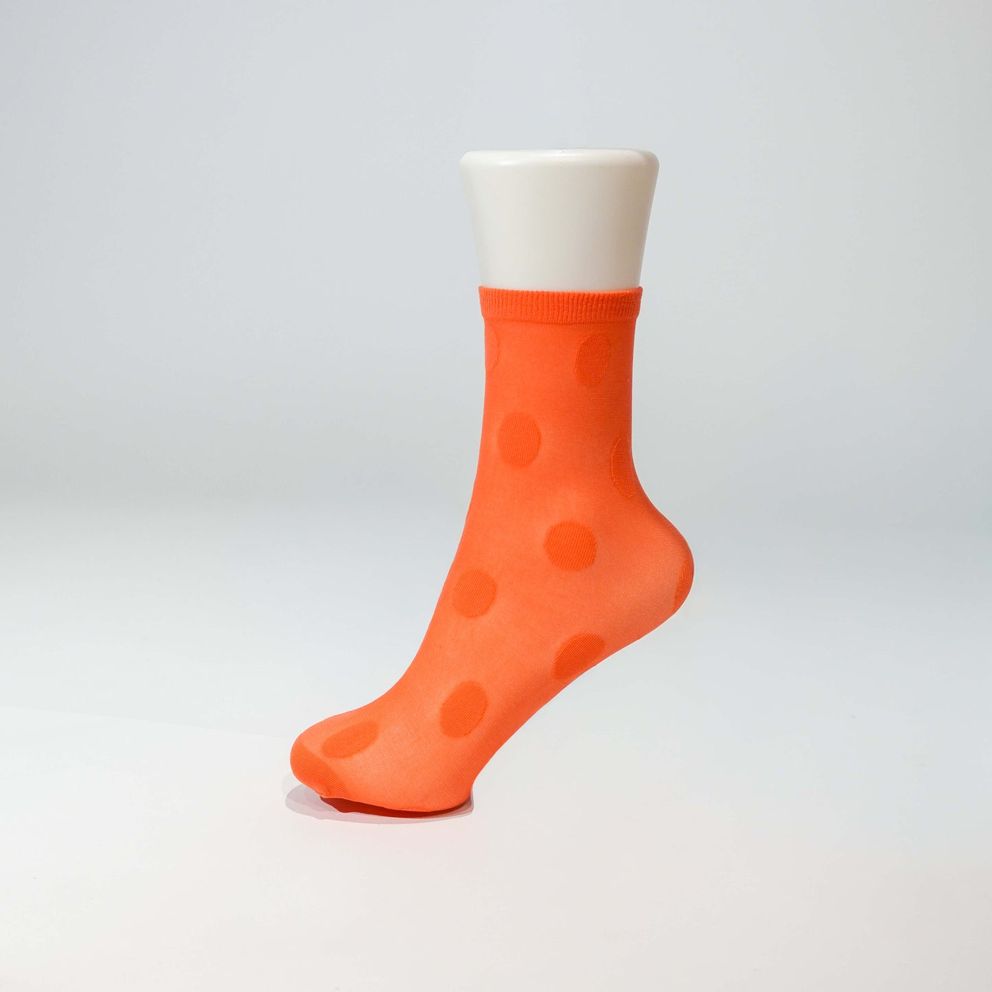 Orange Polka Dot Bestie Socks