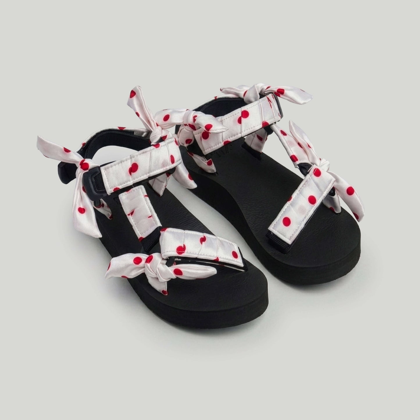 (Pre-Order) Red Polka Dotty on White JaeDals 2.0