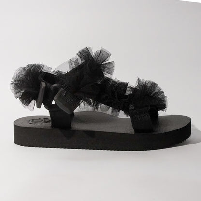 Black Tulle Frills JaeDals 2.0