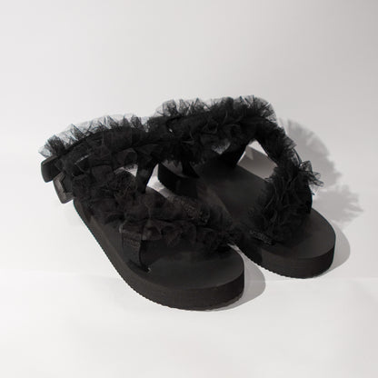 Black Tulle Frills JaeDals 2.0