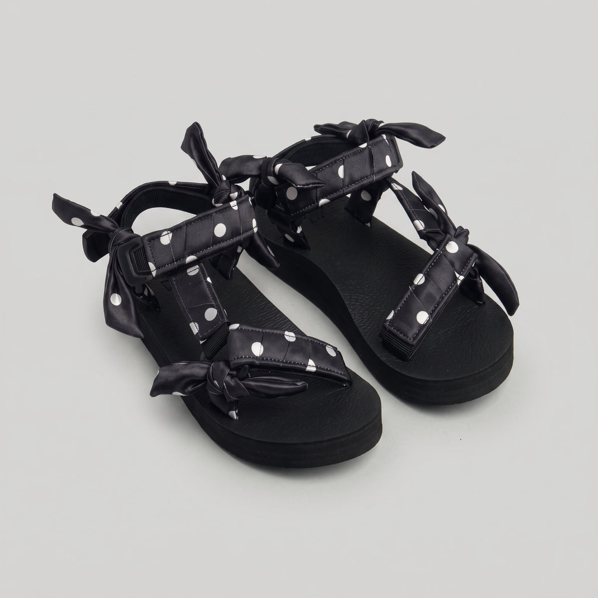 White Polka Dot On Black JaeDals 2.0