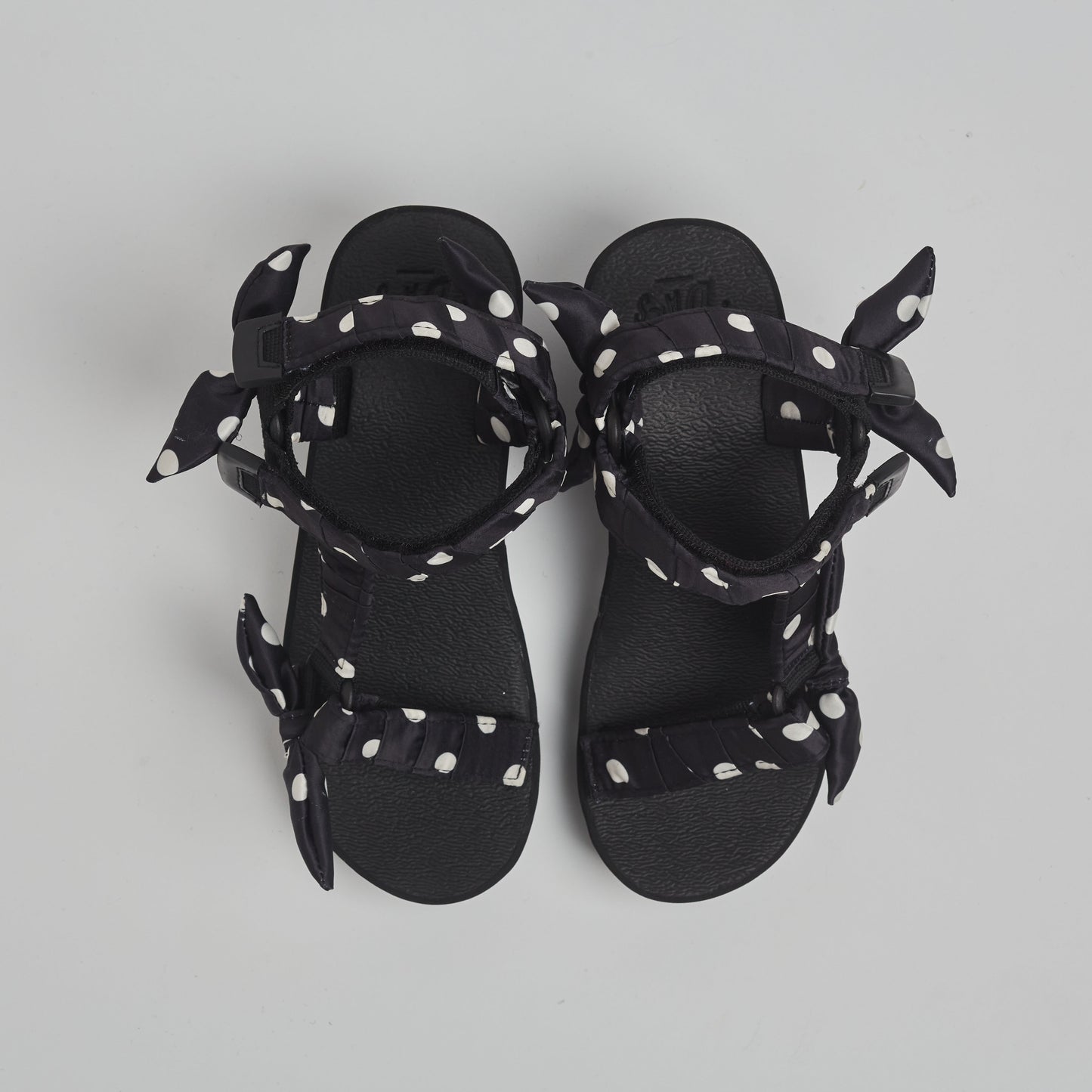 White Polka Dotty Jae Wedge