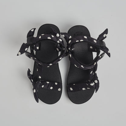 White Polka Dotty Jae Wedge